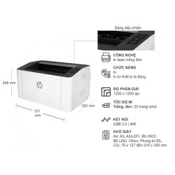 Máy in laser HP 107W 4ZB78A